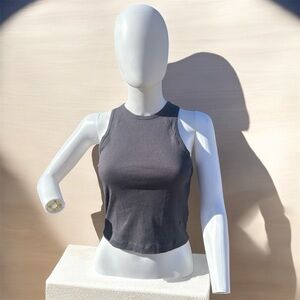 Gray Sleeveless Women's Top